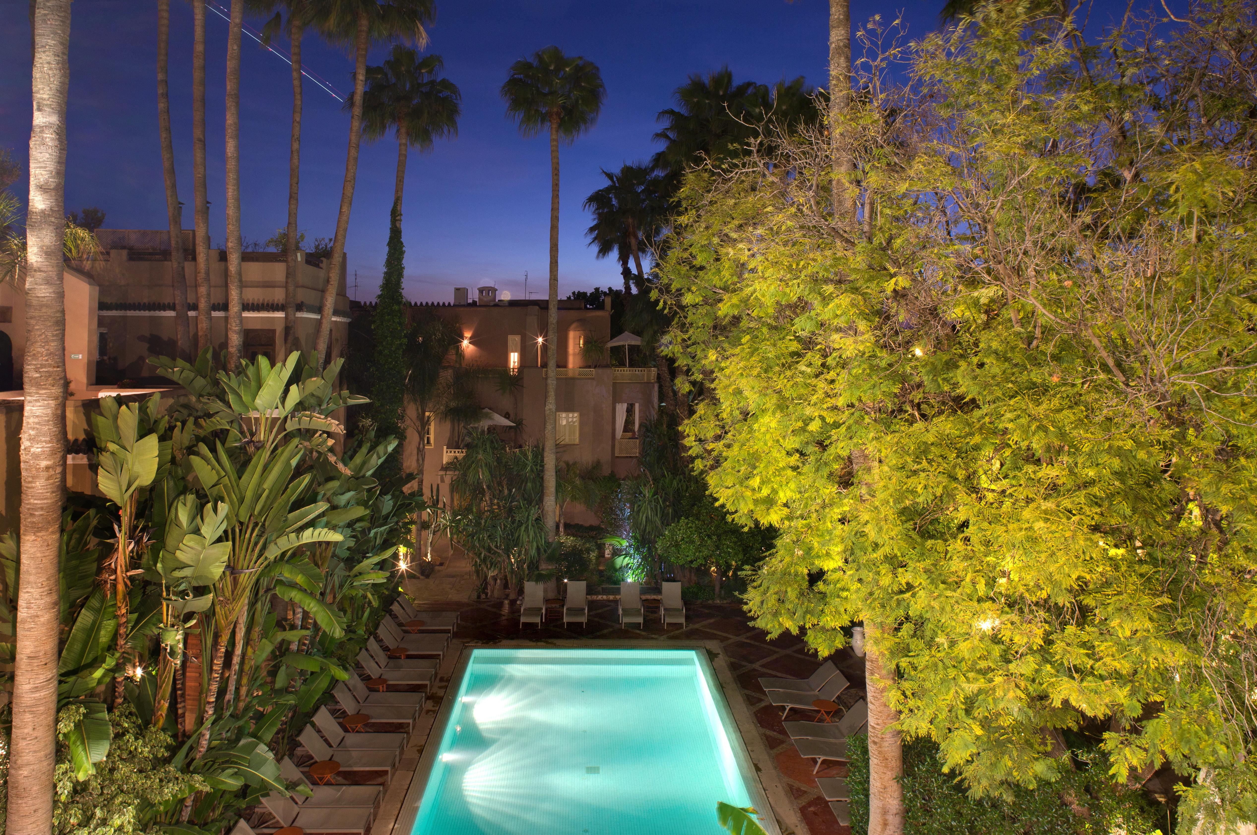 Les Jardins De La Medina Hotel Marrakesh Exterior foto The pool at the Hotel Via del Monte