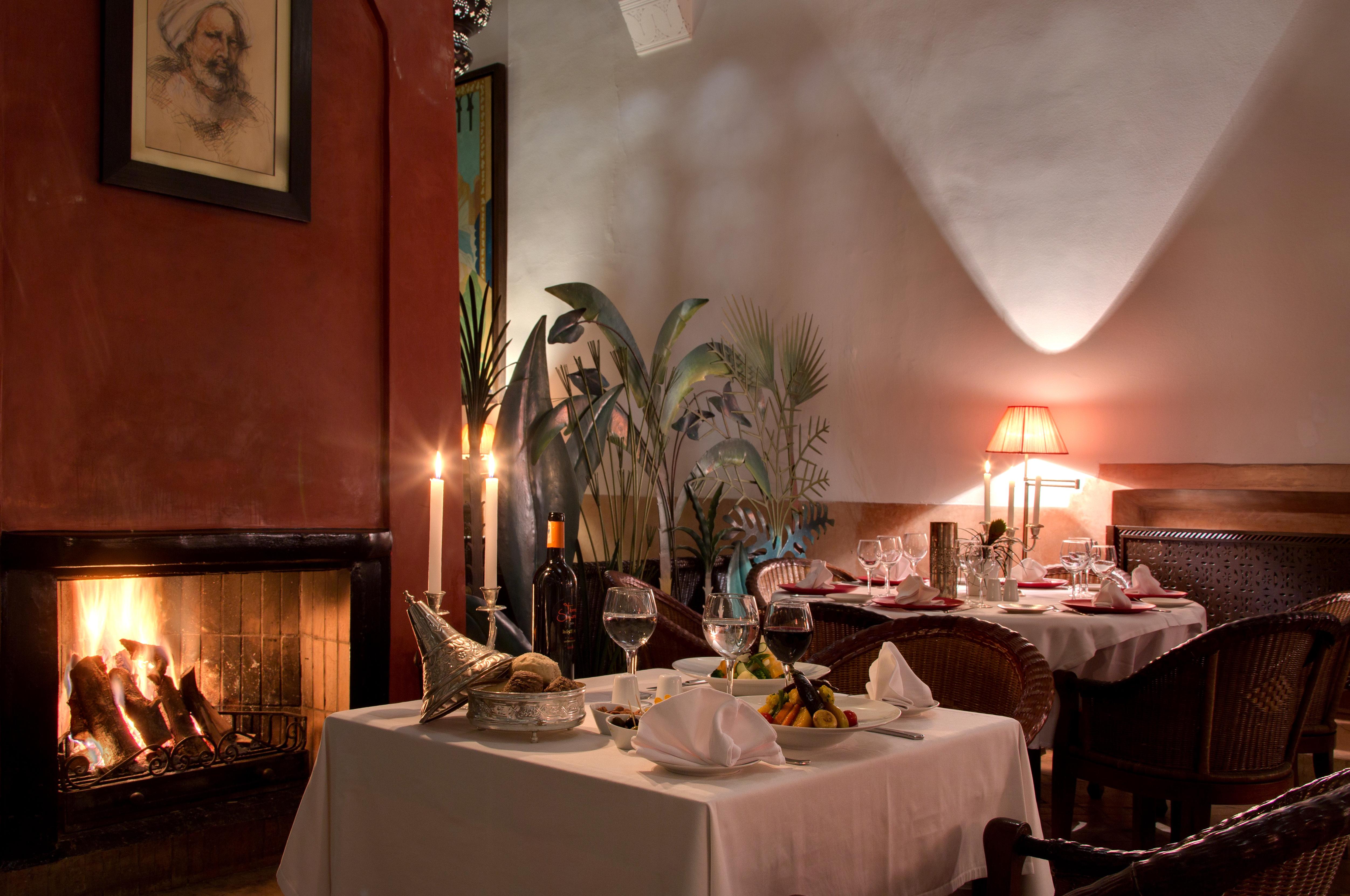 Les Jardins De La Medina Hotel Marrakesh Exterior foto Restaurant